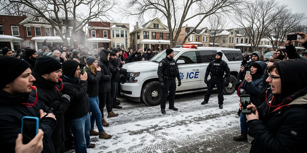 Kamala Harris Cheers On Violent Anti-ICE Mob