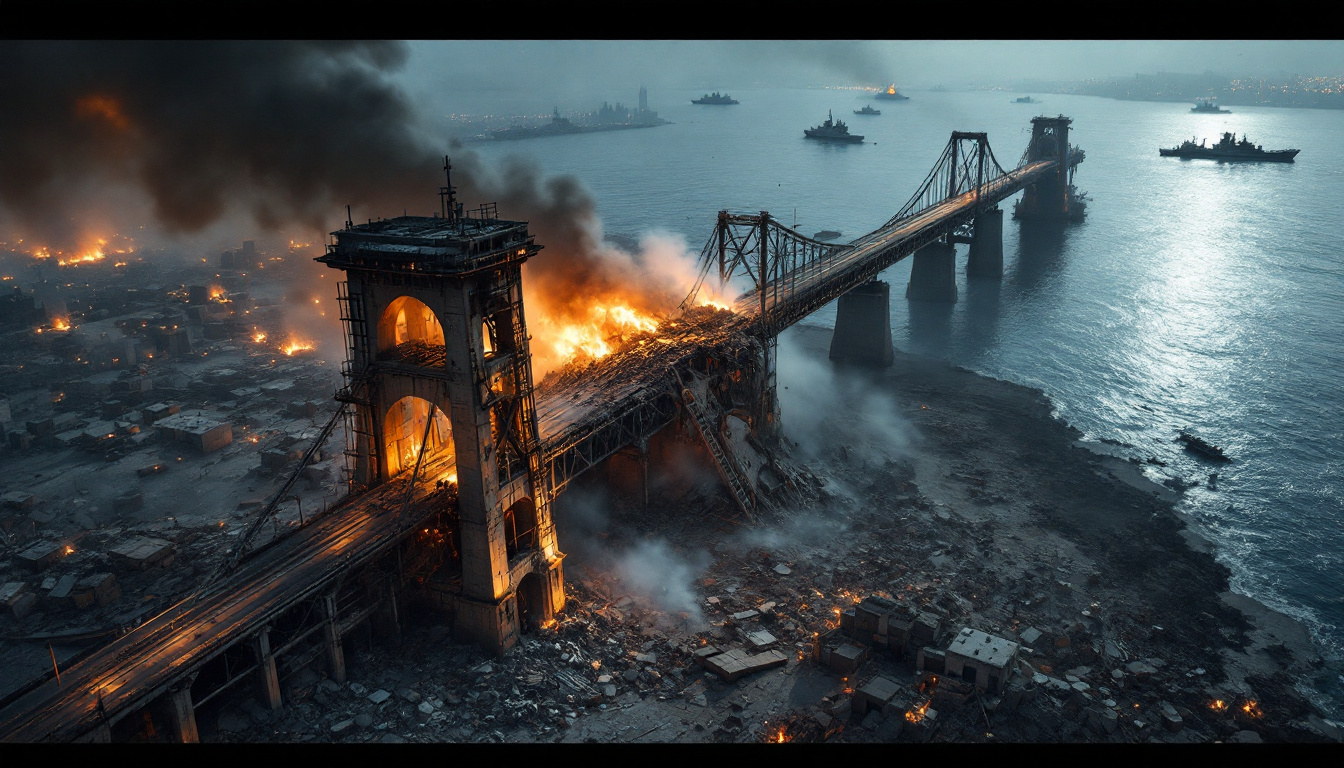 Six Nights Running: U.S. Collapses Iranian Port Tower While Tehran's Missiles Hit Three Bases and Wound a Child